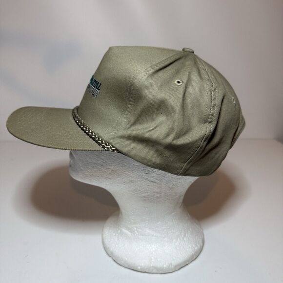 Vintage Applied Digital Solutions Rope Vintage Adjustable Hat OSFM 90s Y2K - Picture 2 of 6